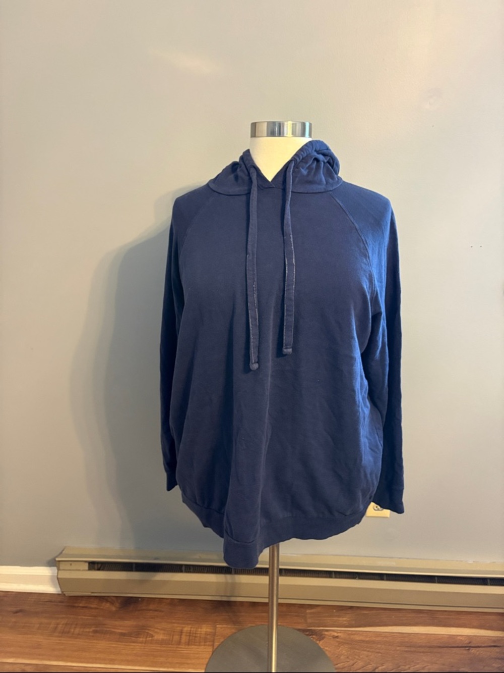 torrid Navy Blue Pullover Hoodie with Drawstrings- size 5